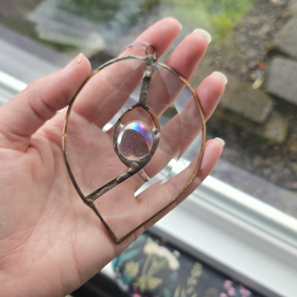Handmade stained glass suncatcher - Picture 3 of 5
